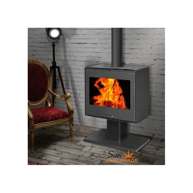 Poêle à Bois sur pied Prill 10 kW Sannover Poêle à Bois sur pied Prill 10 kW Sannover
