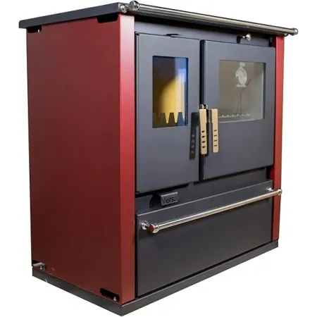 EEK A+ Verso CS Plus – Poêle de cuisine à bois 7,7 kW Bordo
