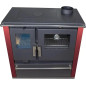 EEK A+ Verso CS Plus – Poêle de cuisine à bois 7,7 kW Bordo