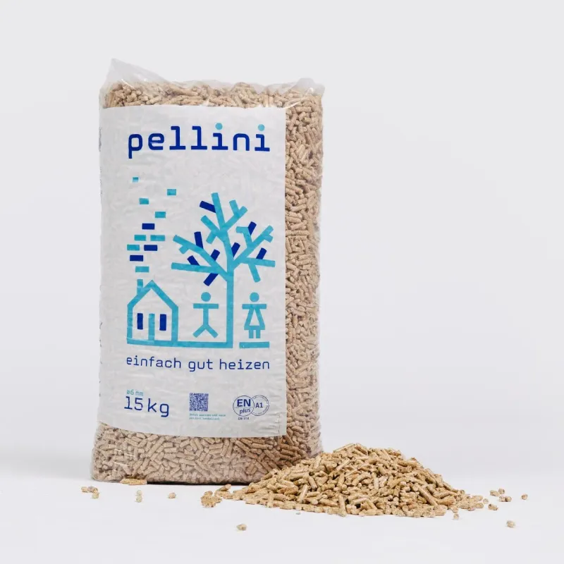 Pellini wood pellets bag pallet 990kg Pellini wood pellets bag pallet 990kg