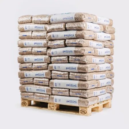 Palette im Beutel mit Pellini-Holzpellets 990 kg