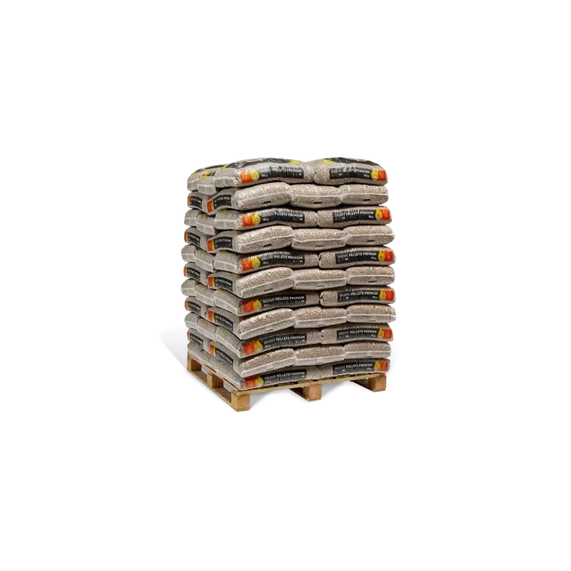 Premium-Holzpellets - Gruchy - 15-kg-Säcke Premium-Holzpellets - Gruchy - 15-kg-Säcke